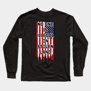 No one is illegal Long Sleeve T-Shirt